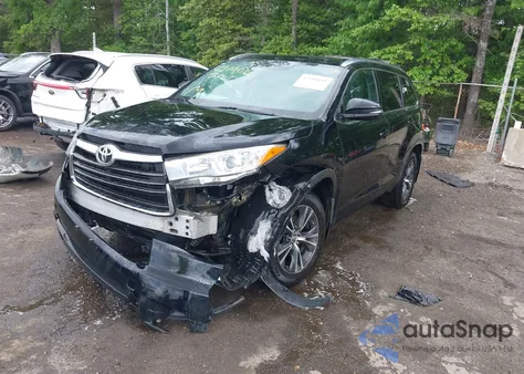 2016 Toyota Highlander Xle V6 from USA, damaged, VIN 5TDJKRFH1GS284763